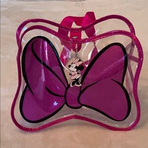 Mini mouse kids clear backpack